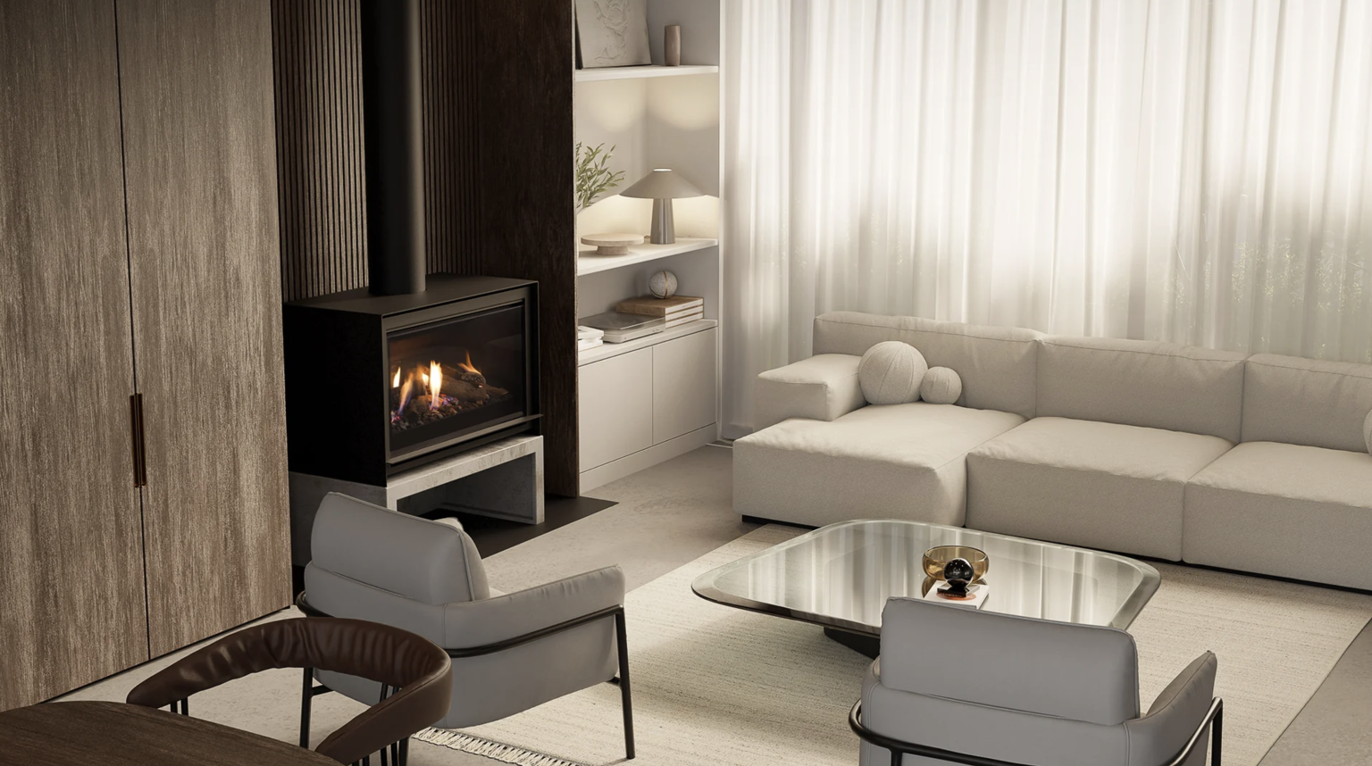 Escea DFS940 Freestanding Gas Fireplace • Gas Works